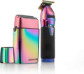 BaBylissPRO Elektrorasierer, Pink/Blau/Grün, LIMITEDFX Trimmer und Rasierer Prepack, Schillernd