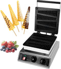 Tasofac Küche Haushalt & Wohnen,Elektrische Küchengeräte,Waffeleisen, 4 Waffeln pro Backvorgang, 1750 W, 240 V, Schwarz/Silber
