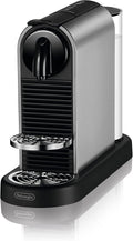 Nespresso Kaffeemaschine, 19 bar, 1260 W, Silber/Schwarz, De'Longhi CitiZ Platinum EN220.T, Kapsel-, 4 Tassengrößen