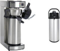 Saro Kaffeemaschine, 2,2 Liter, Silber/Schwarz, 317-2085 Thermo mit Korbfilter und Thermoskanne Industrie, ca. 10 Tassen Kaffee)