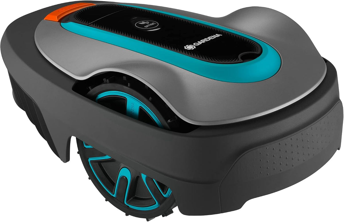 Gardena Mähroboter, Schwarz/Grau/Türkis/Orange, SILENO city 250 qm PL-Version