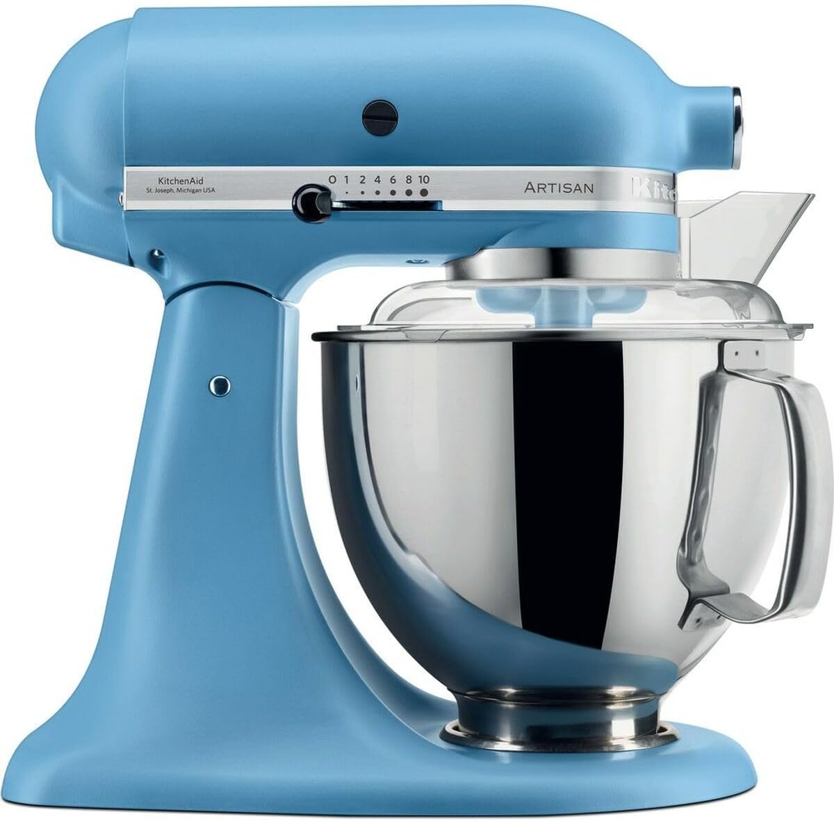 KitchenAid Knet- & Rührmaschinen, 4.8 L, Blau, Küchenmaschine - Artisan - Kippbarem Food Processor