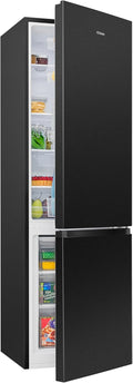 Bomann Kühl-Gefrierkombination, 180 cm, 39 dB, 269 L, Schwarz, Kühlschrank mit Gefrierfach, Energieklasse D, Kühl Gefrierkombination leise