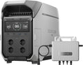 EF ECOFLOW Powerstation, 4096 Wh, 4000 W, 800 W, Grau/Schwarz, Delta Pro 3 tragbare, 0% VAT WLAN Stream Mikrowechselrichter