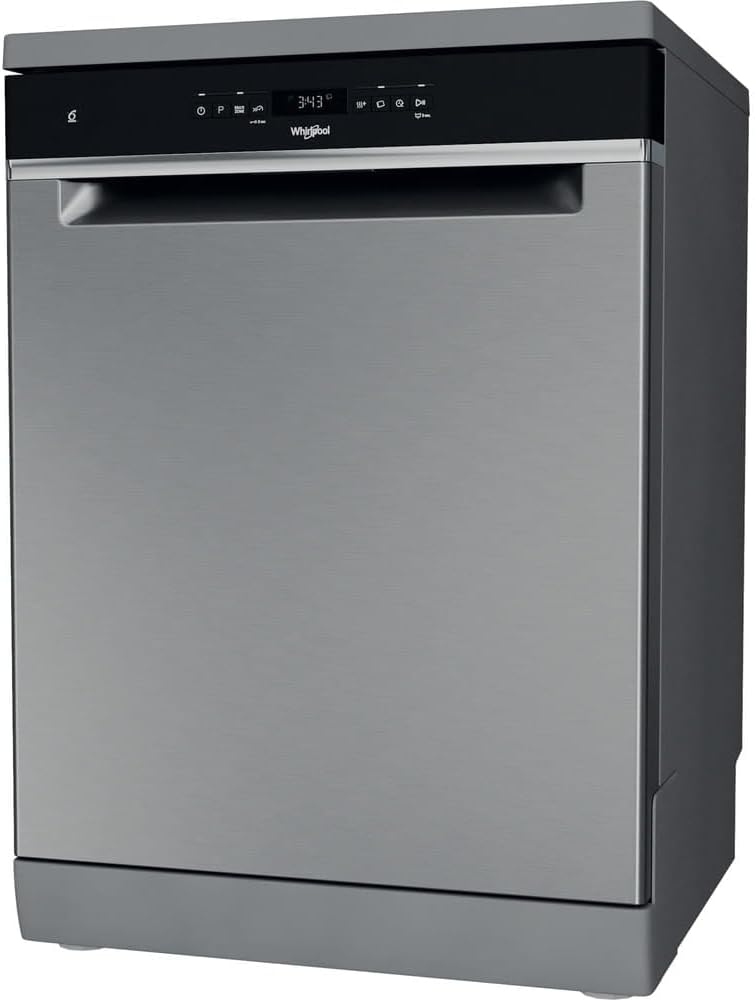 Whirlpool Geschirrspüler, Edelstahl, Farbe, großes Fassungsvermögen, WFO 3T141 X
