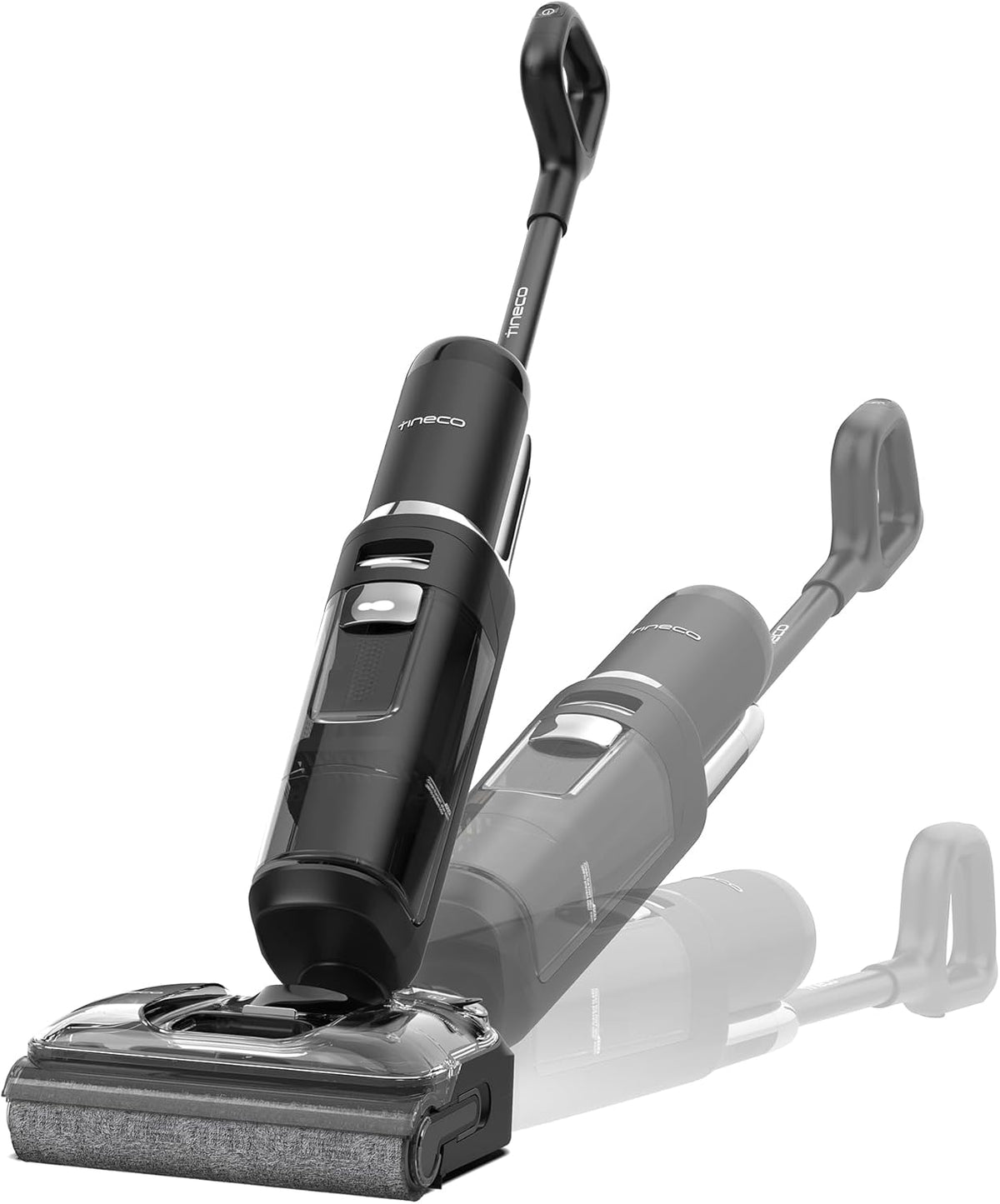 Tineco Nass- & Trockensauger, Schwarz, Floor ONE S7 Stretch Ultra Nass Trockensauger, 180° Lay-Flat Nasssauger