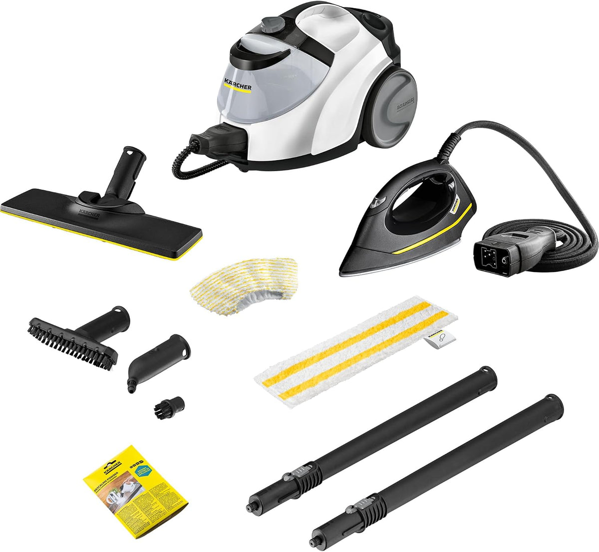 Karcher Kochfeld, 4,2 bar, 150 m, 0,5 l, 1,5 l, Schwarz/Weiß, Kärcher Dampfreiniger SC 5 EasyFix Iron mit, Dampfdruck