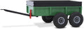 BERG Tretfahrzeuge, Karbon Stahl, Grün/Schwarz/Rot, Tandem Trailer XL Go Kart Accessory Green, 18.08.04.00