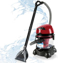 MPM Staubsauger, 4,5 Liter, 2400 W, Rot/Schwarz, Nass Trockensauger MOD-22 - Trommel Trocken und Nass
