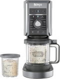 Ninja Eismaschine, Silber, NC501 CREAMi Deluxe 11-in-1 Eiscreme und Eiscreme für Eis, Sorbets, Smoothies, gefrorene Getränke und mehr