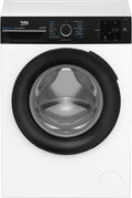 Beko Waschmaschine, 60 cm, 9 kg, Weiß/Schwarz, BM3WFSU39413, 1400 U/m