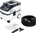 Festool Dunstabzugshaube, Weiß/Schwarz, Absaugmobil CT 15 E CLEANTEC (mit Hauptfilter, Saugschlauch, SELFCLEAN Filtersack