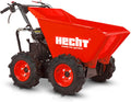 Hecht Schubkarren, Rot/Schwarz, Mini-Dumper 2636 Muldenkipper Motor-Schubkarre Transporter