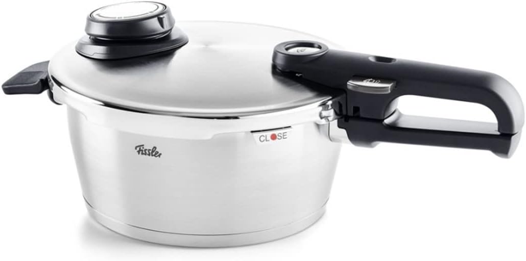 Fissler Schnellkochtopf Vitavit Premium Kochfeld, 3.5 liters, 22 cm, Silber/Schwarz