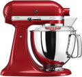 KitchenAid Knet- & Rührmaschinen, 4.8 L, Rot, Küchenmaschine - Artisan - Kippbarem Food Processor