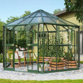 Vitavia Gewächshaus, 3 mm, Smaragd, Pi 9000', Wetterfestes & stabiles Treibhaus, Robust & langlebig