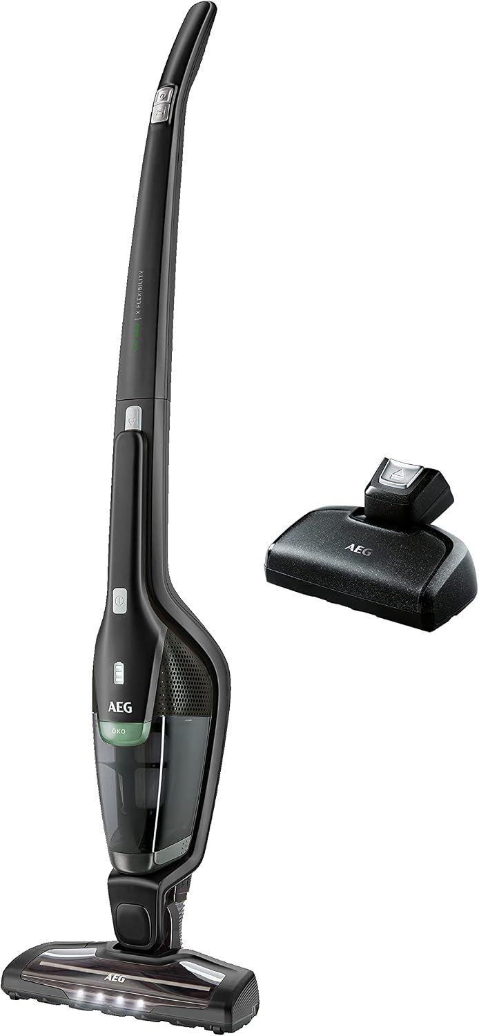 AEG Staubsauger, 45M, Schwarz, Ergorapido CX7-2- Ö 2in1 Akku- + AZE134 Elektrosaugbürste /