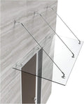 Moments of Glass Baumarkt,Baubedarf,Baustoffe, 200x100 cm, 13,14 mm, Transparent/Silber