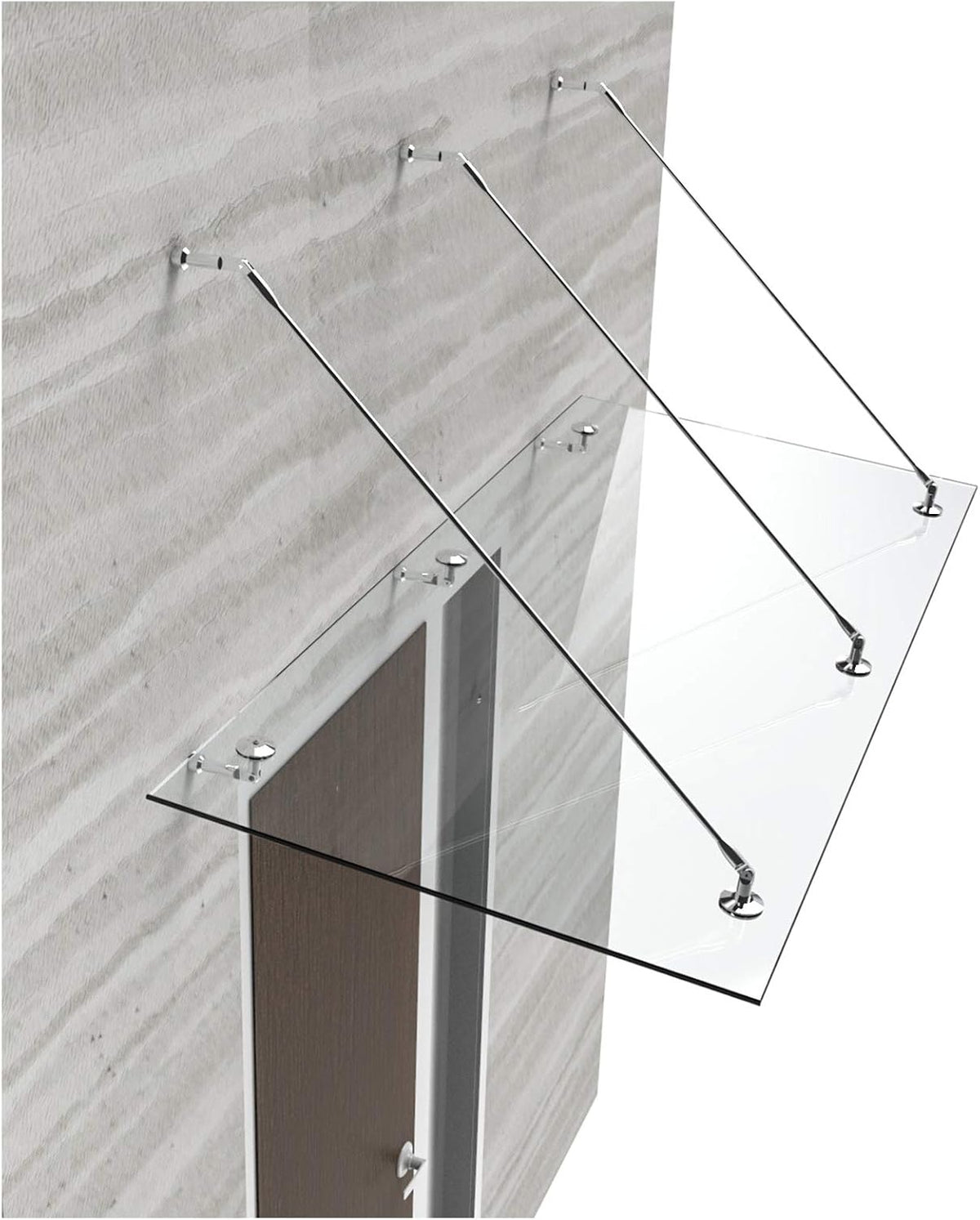 Moments of Glass Baumarkt,Baubedarf,Baustoffe, 200x100 cm, 13,14 mm, Transparent/Silber