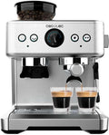 Cecotec Kaffeemaschine, 2250 W, 20 Bar, Silber/Schwarz, Barista Power Espresso ista Maestro Express ., Manometer und 2 Thermoblöcke