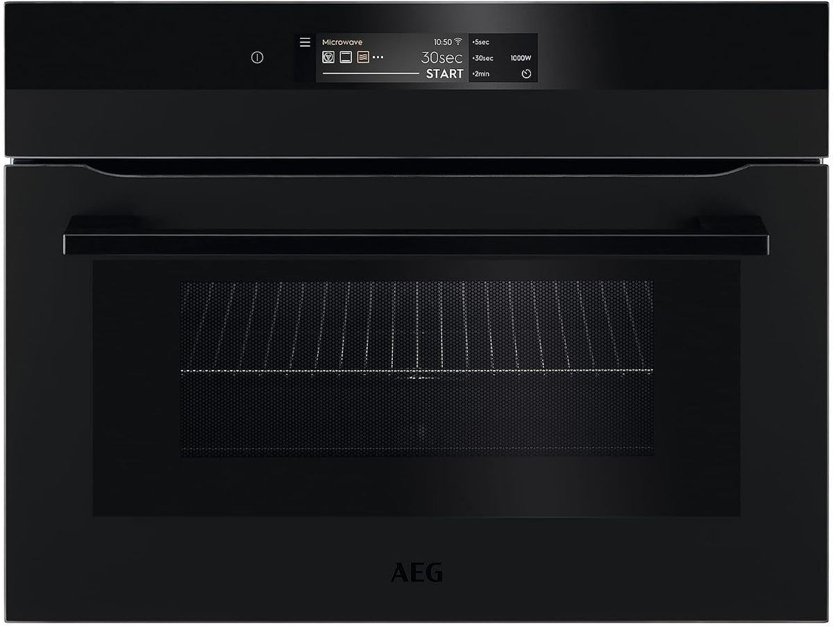 AEG Mikrowelle, Schwarz, KMK868000T Kompaktbackofen