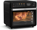 Klarstein Vigor Air Heißluftfritteuse XXL, Airfryer mit 1800 W, Heissluftfriteuse 30 Liter, 18 Programme, Ober- und Unterhitze, schwarz