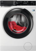 AEG Waschmaschine, 10.0 kg, Weiß/Schwarz, LR7E75400 / WiFi / UniversalDose Schublade / ProSteam