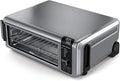 Ninja Heissluftfritteuse, Silber, Foodi Mini-Ofen [SP101UK] 8-in-1-Flip-Miniofen, Heißluftfritteuse, Backen, Grillen
