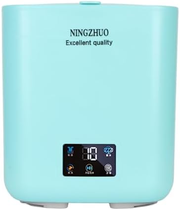 Fockety Waschmaschine, 7 l, ABS, Hellblau, Mini- mit Großem Fassungsvermögen, Automatische Kleine mit Touchscreen für Wohnung