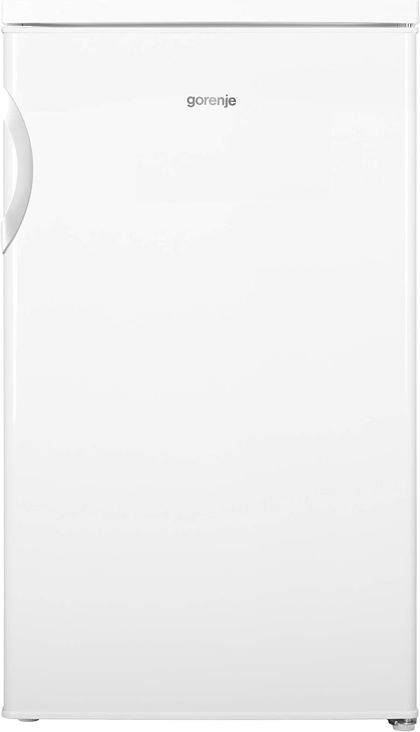 Gorenje Kühlschrank, 84,5 x 56 x 57,9 cm, 120 Liter, 39 dB, Weiß, RB493PW Tisch mit Gefrierfach/Freistehend/EEK: D / /
