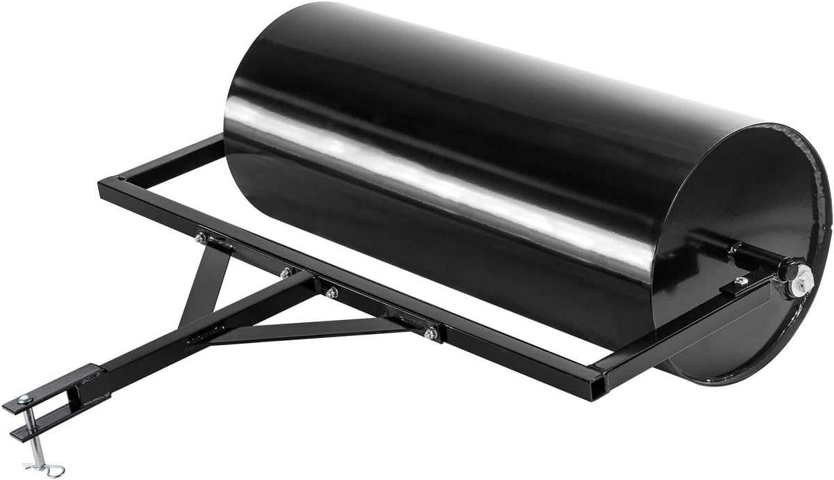 DEMA Gartengeräte, 122 cm, Schwarz, Rasenwalze Handwalze Rasenroller Gartenwalze Wiesenwalze