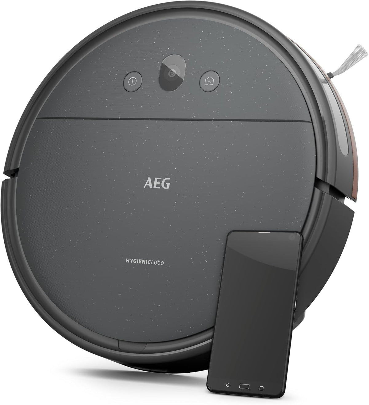 AEG Saugroboter, 14,4 V, 0,25 l, Grau, Staubsaugerroboter, AR61UW1DG Staubsaugerroboter, Gyroskop + Kamera, Lithium-Akku