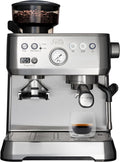 Solis Milchaufschäumer, Silber, Grind & Infuse PERFETTA Espressomaschine, Kaffeemaschine mit Mahlwerk und, Heißwasser- und Dampffunktion