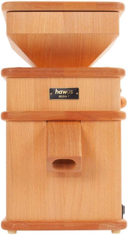 Hawos Elektrische Getreidemühlen, 360 W, Holz, Mühle 1 Elektrische Getreidemühle aus Buche Voll