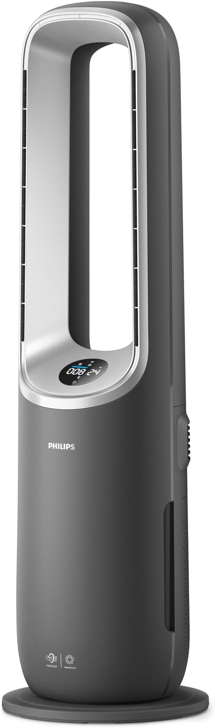 Philips Dunstabzugshaube, 70 m, Grau/Silber, Air Performer 3-in-1: Luftreiniger, Heiz- und Kühlgebläse - Reinigt ²