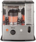 Qlima Elektrokamin, 2,7 kW, Silber/Schwarz, Petroleumofen mit Leistung ohne Netzanschluss