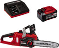 Einhell Kettensäge, 5,2 Ah, 30 cm, 18 V, Schwarz/Rot, Akku- FORTEXXA 18/30 Power X-Change (, Brushless, Schwert