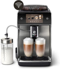 Philips Kaffeevollautomat, Schwarz/Silber, Saeco GranAroma Deluxe, WLAN-Konnektivität, 18 Kaffeespezialitäten, Intuitives Touchdisplay