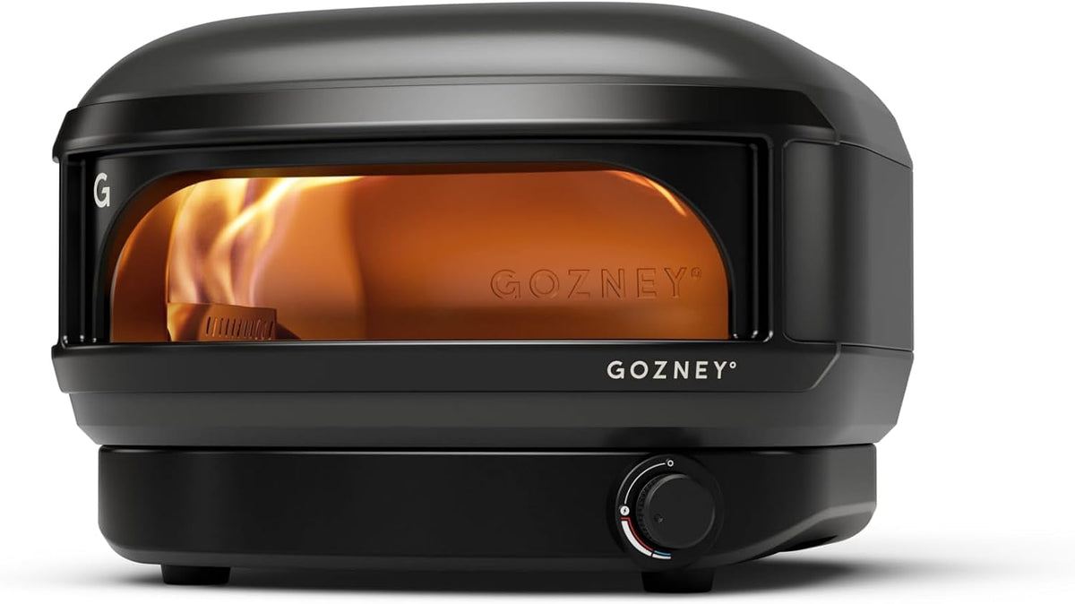 GOZNEY Pizzaofen, 30,5 cm, Schwarz, Arc Lite Outdoor-, Propangas-, Präzisions-Flammensteuerung, kocht Pizza in 60 Sekunden