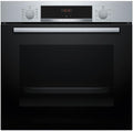 Refurbished Refurbished hba534eb0 Backofen Backofen, Schwarz/Edelstahl, Bosch HBA534BS3F, Serie 4, Einbaumodell