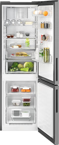 AEG Kühl-Gefrierkombination, 1870 mm, 328 L, Edelstahl, 8000 Cooling 360° / freistehend /WiFi-Vernetzung / /