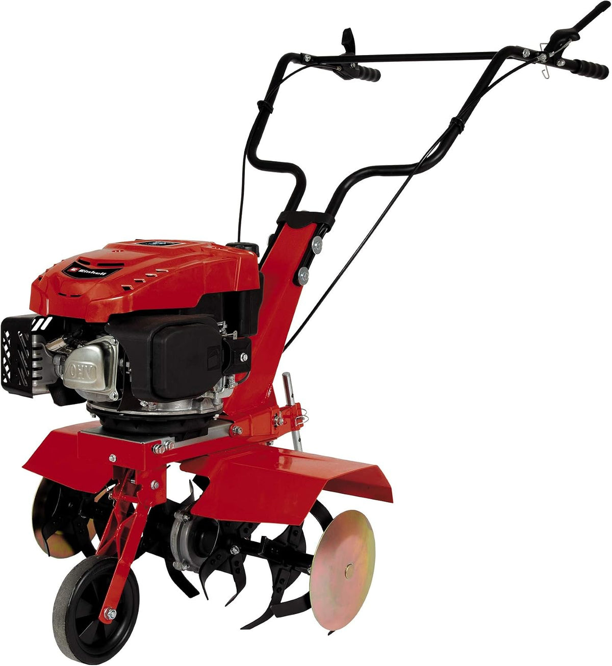 Einhell Rasenmäher, 2.5 kW, 230 mm, Rot/Schwarz, Benzin-Bodenhacke GC-MT 2560 LD (, bis Arbeitstiefe, 1-Zylinder 4-Takt-Motor