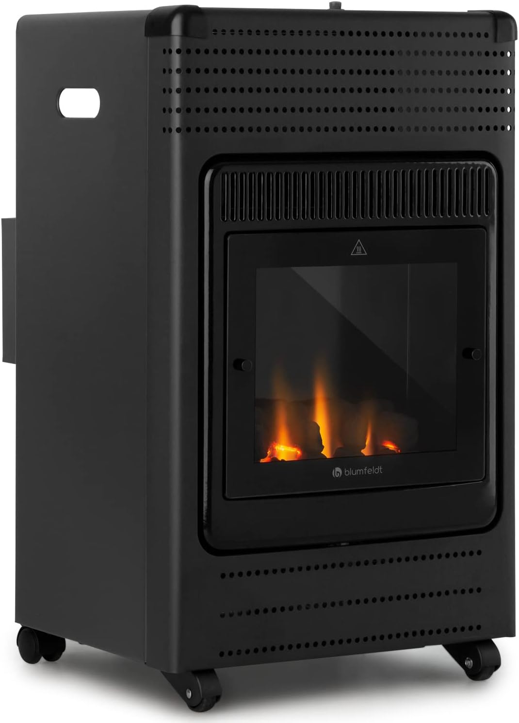 blumfeldt Heizstrahler, 3,4 kW, 11 kg, 68 m, schwarz, Andora Flame Gasheizofen - zwei Heizstufen mit 2 oder, bis Gasflaschen