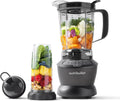 NutriBullet Mixer, 1,9l, Schwarz/Transparent, Full Size Blender Combo, Multifunktionaler Zerkleinerer, Profi, 1200 Watt Leistung