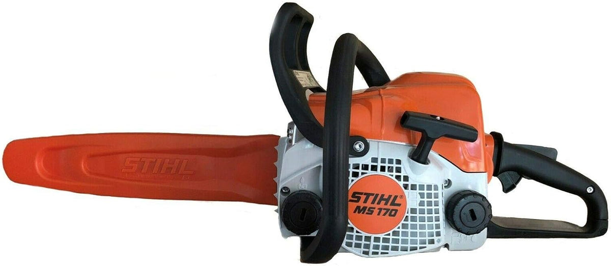 Stihl Kettensäge, 30 cm, Orange/Schwarz/Weiß, MS170 Schiene