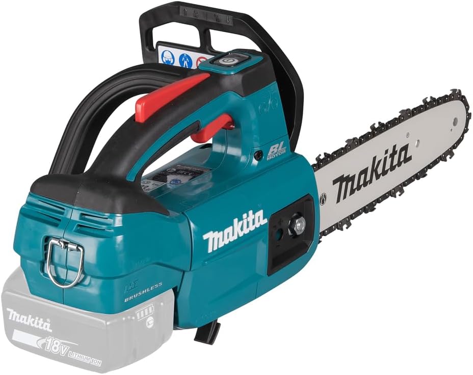 Makita Kettensäge, 25 cm, 18 V, Blau/Silber, DUC 254 Z Brushless Akku Solo - ohne Akku und Ladegerät, Blau, Silber