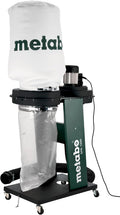 metabo Dunstabzugshaube, 100 mm, 550 W, 65 L, Weiß/Grün/Schwarz, Späneabsauganlage SPA 1200-, Spänesack, Schlauchanschluss - Staubklasse L