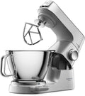 Kenwood KVL85.704SI Titanium Chef Baker XL Küchenmaschine, 5- und 7-L-Schüssel, Zubehör