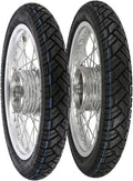 AKF Räder, Schwarz/Silber, Set: 2 Komplett 1, 6x16' Alufelge + Edelstahlspeichen + Reifen Vee Rubber 094
