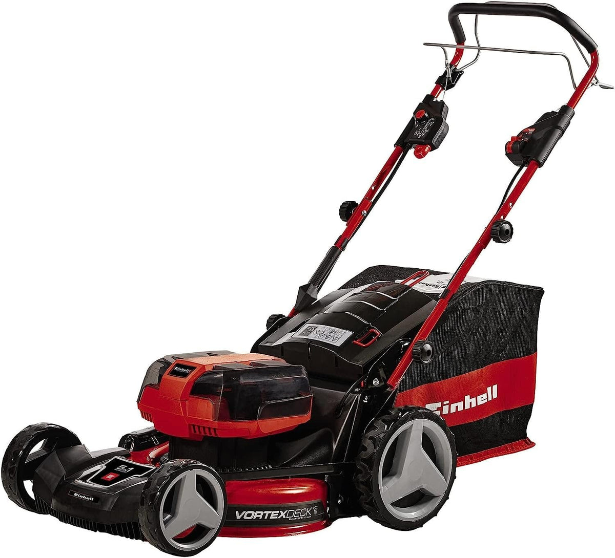 Einhell Rasenmäher, 4,0 Ah, 47 cm, 700 m, 36 V, Schwarz/Rot, Akku- GP-cm 36/47 S HW Li Kit Power X-Change (, Schnittbreite